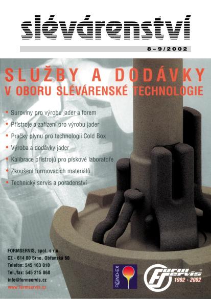 Slévárenství 08 - 09/2002